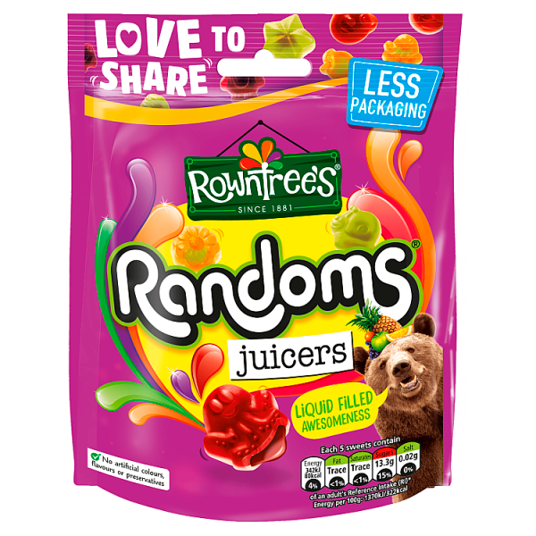 Rowntrees Fruit Gums Pouch Vegan PM£1 120g We Get Any Stock
