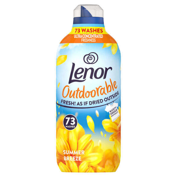 Lenor Outdoorable Fabric Conditioner 73 Washes, Summer Breeze