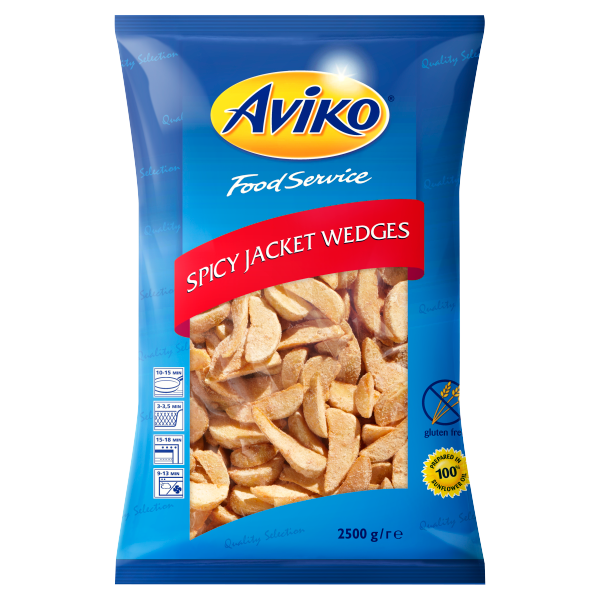 Aviko Food Service Spicy Jacket Wedges 2500g