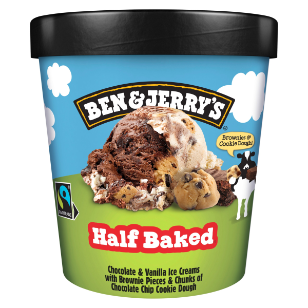 Ben & Jerry's Half Baked Ice Cream 465 ml