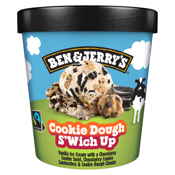 Ben & Jerry's Cookie Dough S'wich Up Ice Cream 465 ml