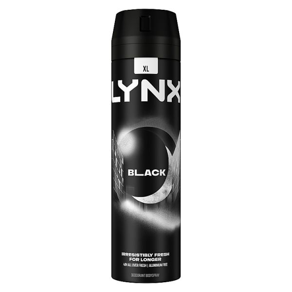 Lynx Deodorant Bodyspray Black 200 ml We Get Any Stock