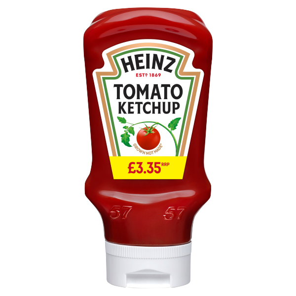 Heinz Top Down Squeezy Tomato Ketchup Sauce Pmp 3.35 460g We Get Any