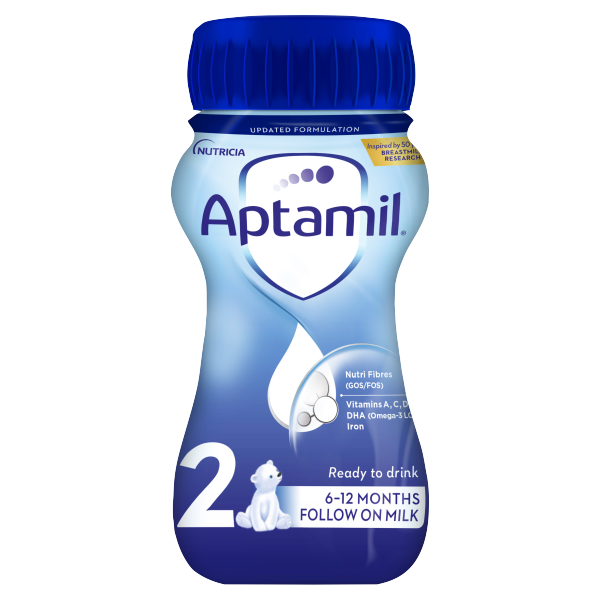 Aptamil 2 Follow On Baby Milk Formula 6-12 Months 200ml