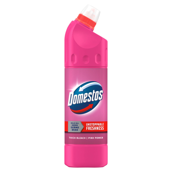 Domestos Pink Power Thick Bleach 750ml