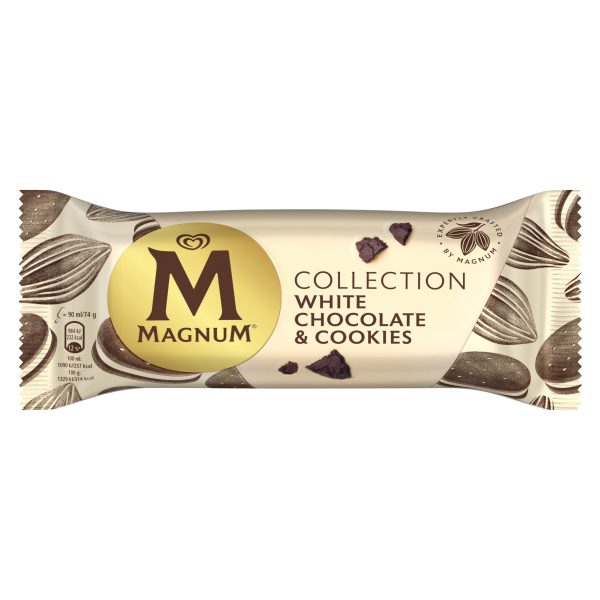 Magnum White Chocolate & Cookies Ice Cream 90 ml