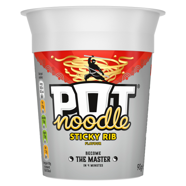 Pot Noodle Sticky Rib Standard Pot 90 g