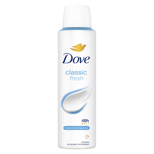 Dove Women Anti Perspirant Aerosol Classic 150ml We Get Any Stock