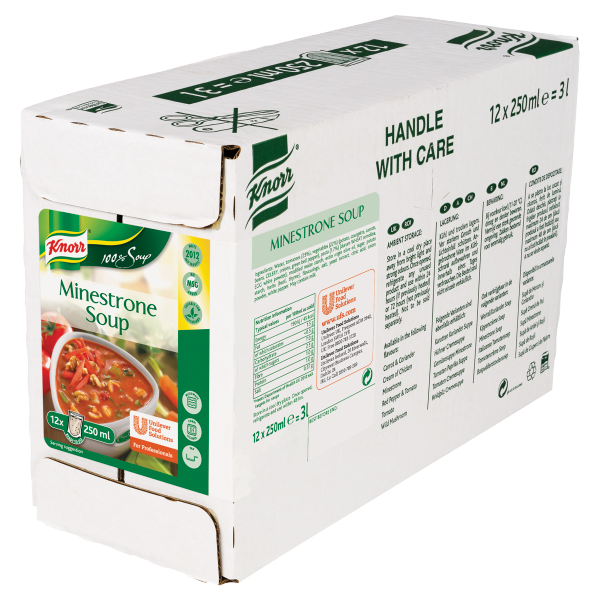 Knorr 100% Soup Bag Minestrone 250ml