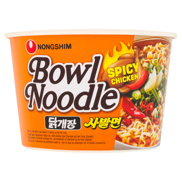 Nongshim Spicy Chicken Bowl Noodle 100g