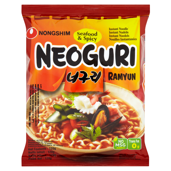 NongShim Neoguri Ramyun Seafood & Spicy 120g