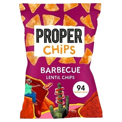 Proper Chips Barbecue Lentil Chips 85g