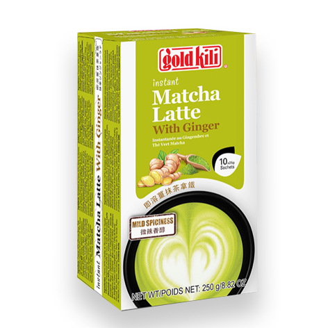 Gold Kili Instant Matcha Latte W/Ginger 10x25g