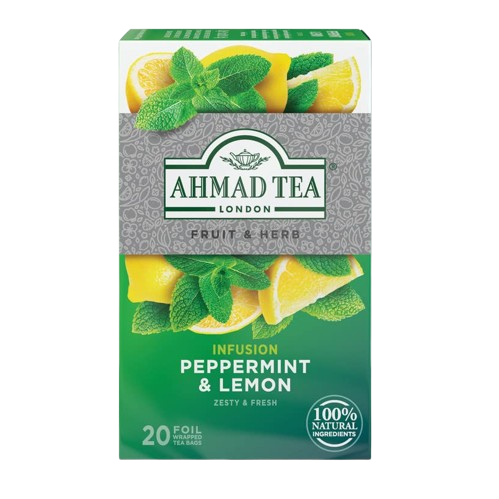 Ahmad Teas Peppermint & Lemon 20 Teabags