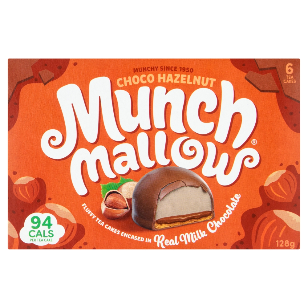 菓子 mtomck / kmytmtmck Munchmallow 6 Choco Hazelnut Tea Cakes 128g - We Get Any Stock