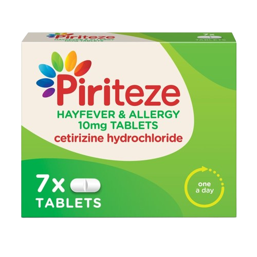 Piriteze Hayfever & Allergy Relief Tablets 7s