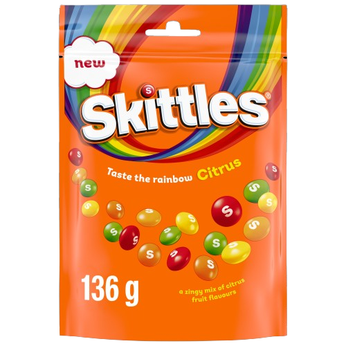 Skittles Citrus Pouch 136g