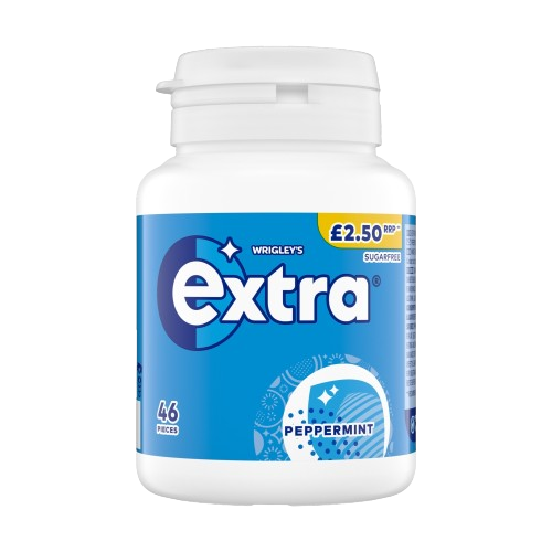 Extra Peppermint Sugarfree Chewing Gum Bottle £2.50 PMP 46 Pieces