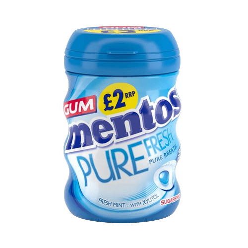 Mentos 35 Gum Pure Fresh Fresh Mint Pm £2.00 70g
