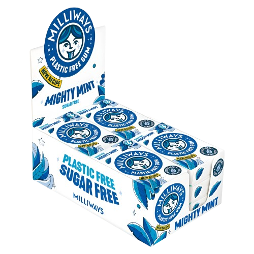 Milliways Plastic-Free Gum Mighty Mint 19g