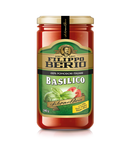 Filippo Berio Basil Pasta Sauce 340g