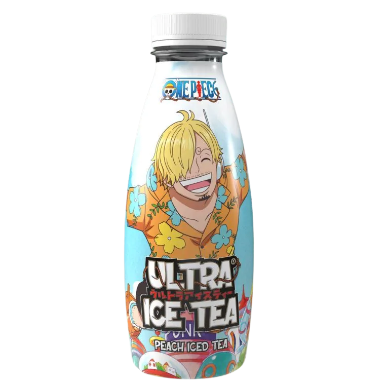 Ultra Ice Tea One Piece Egghead Luffy Peach Iced Tea 500ml - We