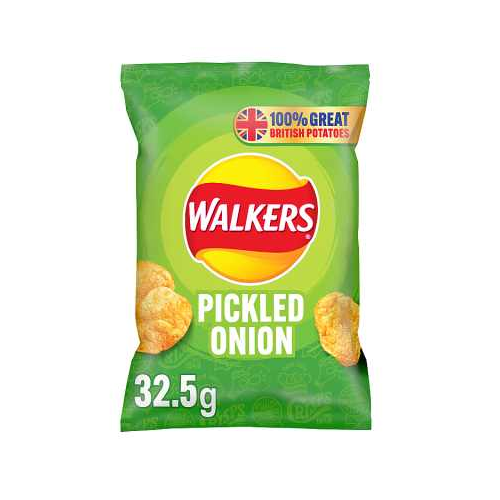 Walkers Crisps Pickled Onion 32.5g