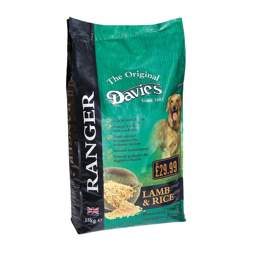 Davies Lamb & Rice Complete Dog Food Pm £29.99 15kg