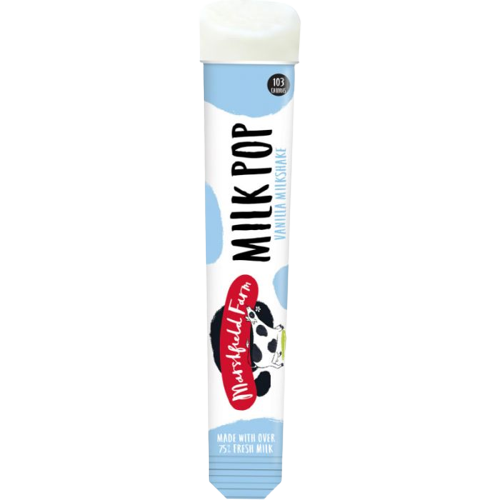 Marshfield Farm Vanilla Milk Pop 100ml