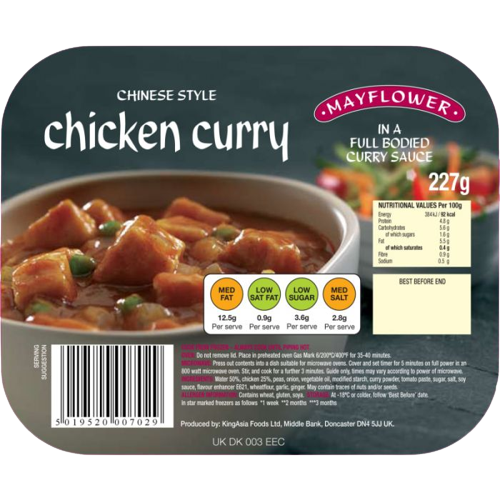 Mayflower Chinese Style Chicken Curry 227g