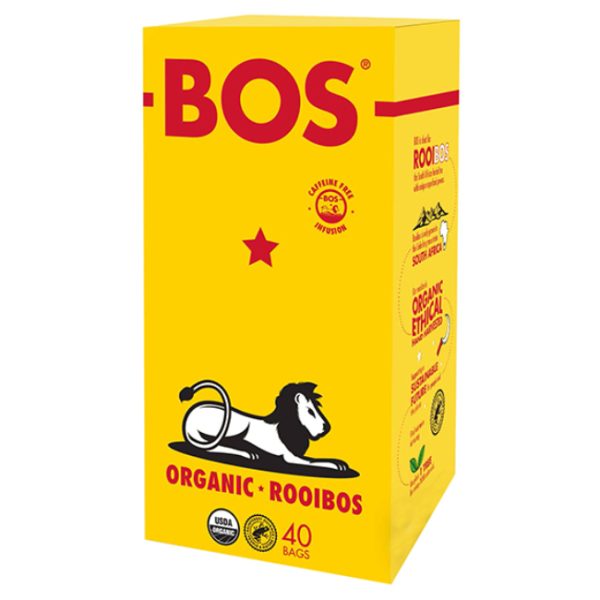 Bos Organic Rooibos Tea 40 Tea Bags 100g