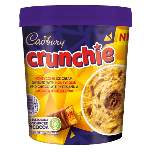Cadbury Crunchie Tub 425ml