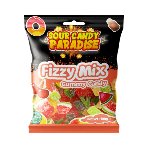 Candy Paradise Fizzy Mix Gummy Candy 100g
