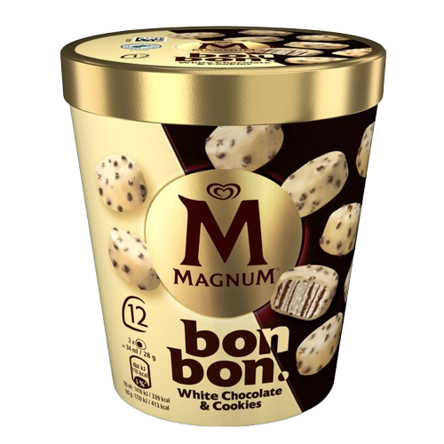 Magnum BonBon White Chocolate Cookie 12x17ml 204ml