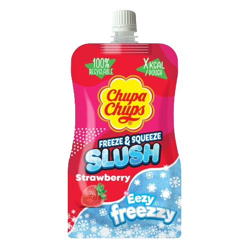 Chupa Chups Slush Pouch Strawberry 250ml