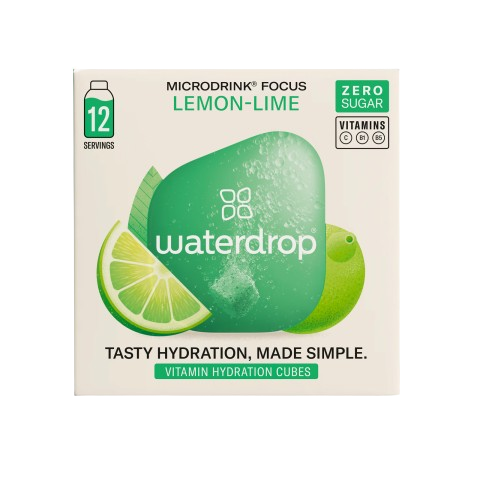 Waterdrop Microdrink Focus Lemon-Lime Vitamin Hydration Cubes 25.2g
