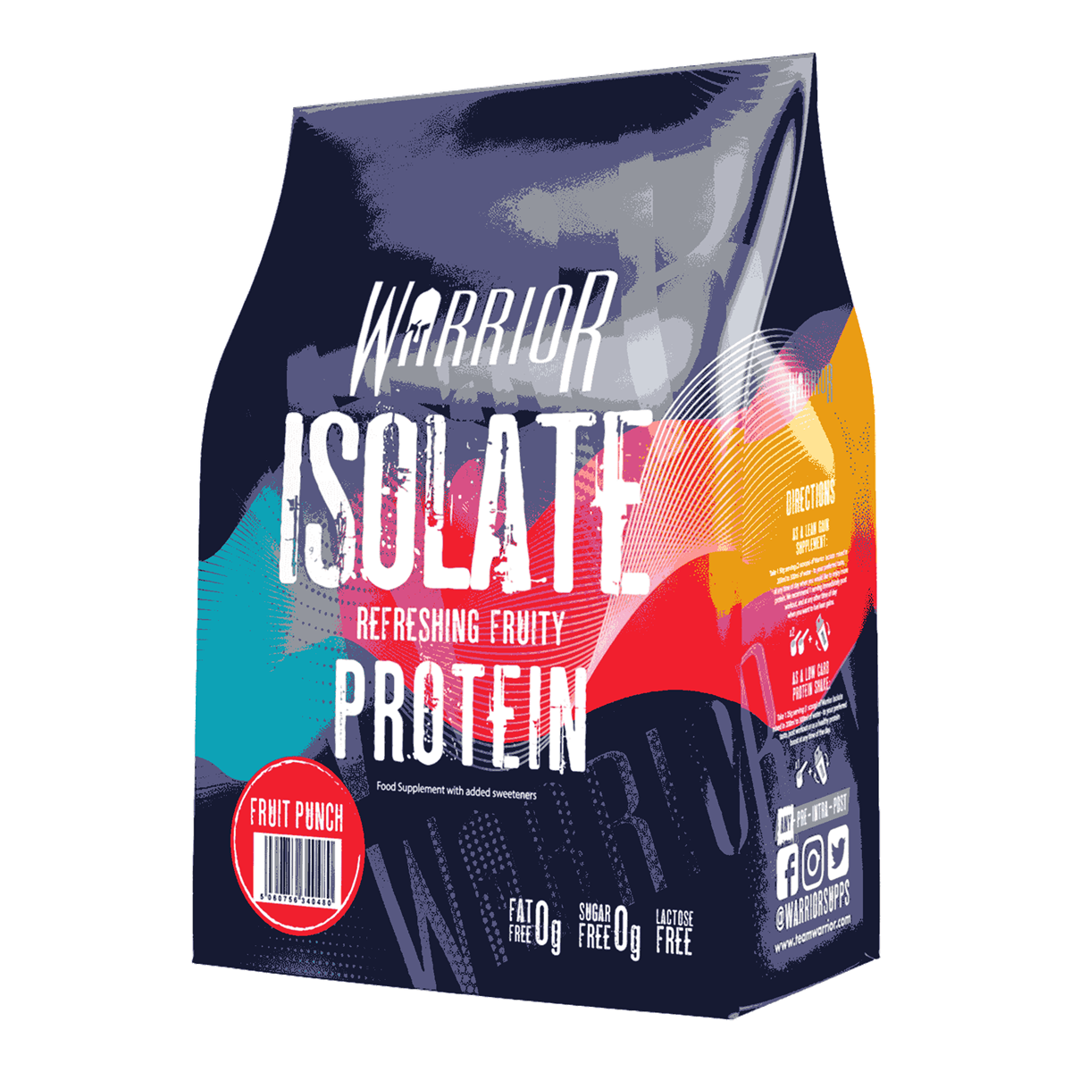 Warrior Isolate Blue Raspberry 500g