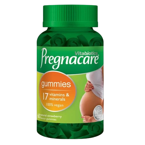 Vitabiotics Pregnacare Gummies Strawberry Flavour Vegan Gummies 60's