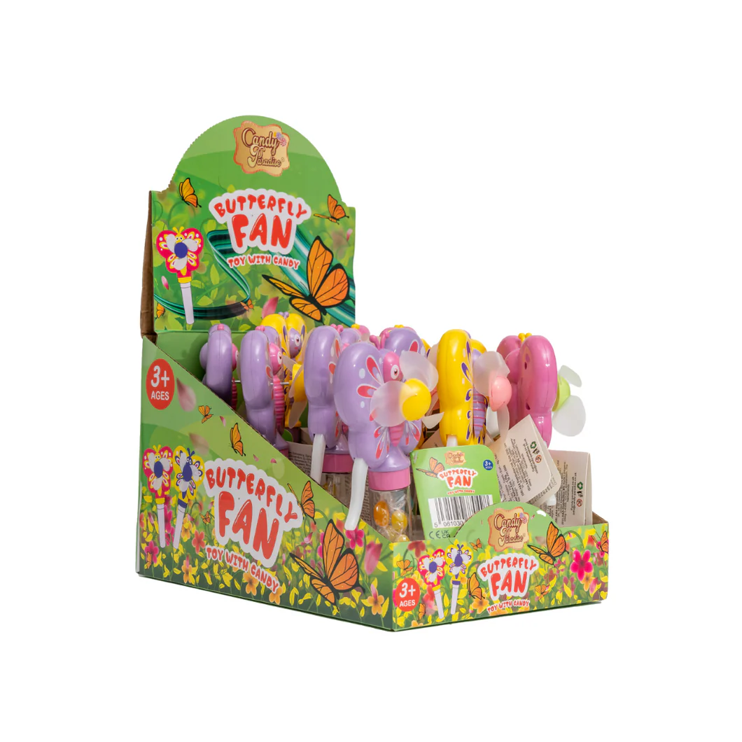 Candy Paradise Butterfly Fan Toy With Candy 10g