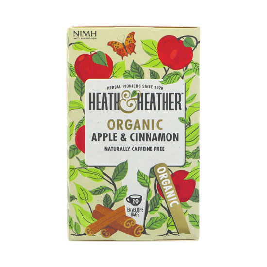 Heath & Heather Apple & Cinnamon Organic 20 Tea Bags