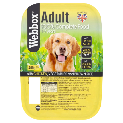Webbox Worker Chicken & Veg Complete Meal 400g