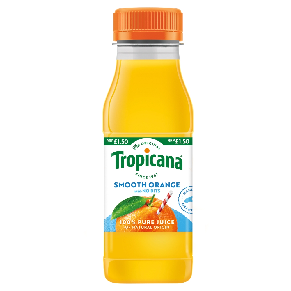Tropicana Orange Smooth With No Bits Pm £1.50 250ml