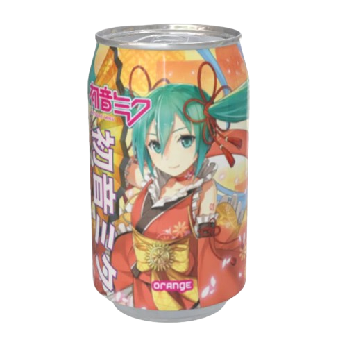 Kawaji Hatsune Miku Apple Flavour Soda 330ml - We Get Any Stock