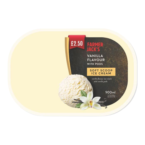 Farmer Jack's Chocolate & Vanilla £2.50 900ml We Get Any Stock