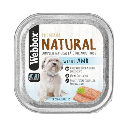 Webbox Natural Pate, Lamb 150g