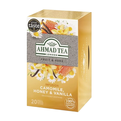 Ahmad Teas Camomile Honey & Vanilla Infusion 20 Teabags