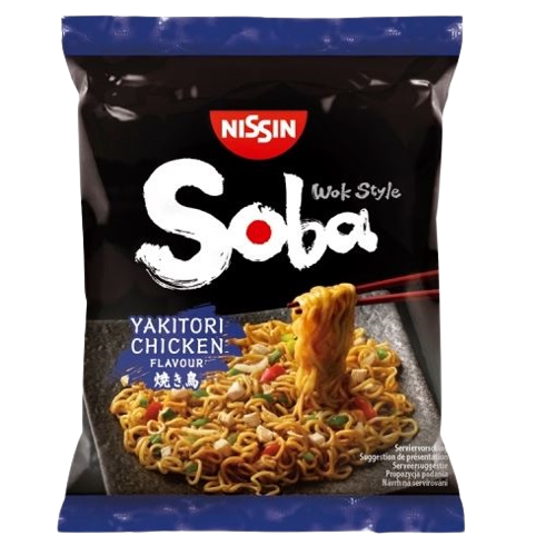 Nissin Soba Yakitori Chicken Wok Style Stir Fry Noodles 110g