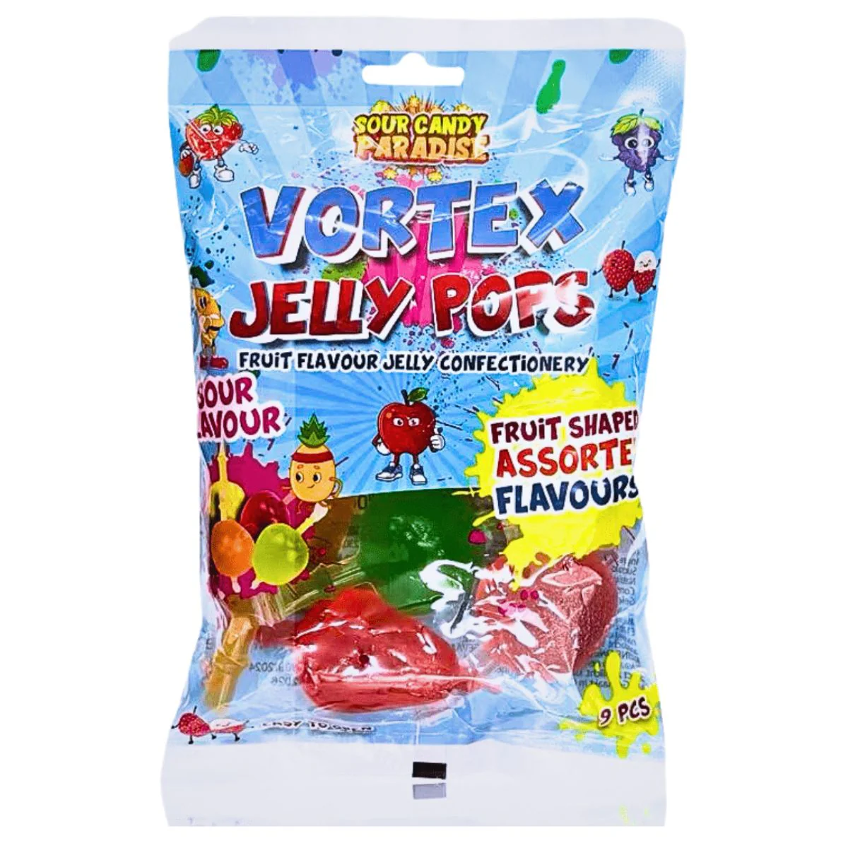 Candy Paradise Vortex Jelly Pops Sour 315g