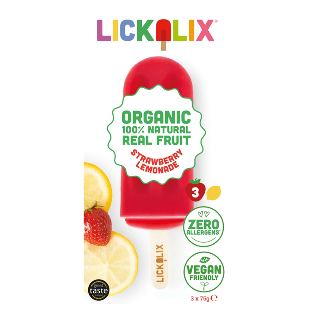 Lickalix Strawberry Lemonade 3 x 75g