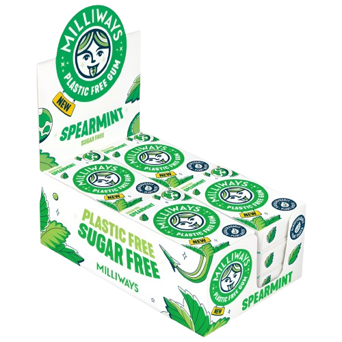 Milliways Plastic-Free Gum Spearmint 19g